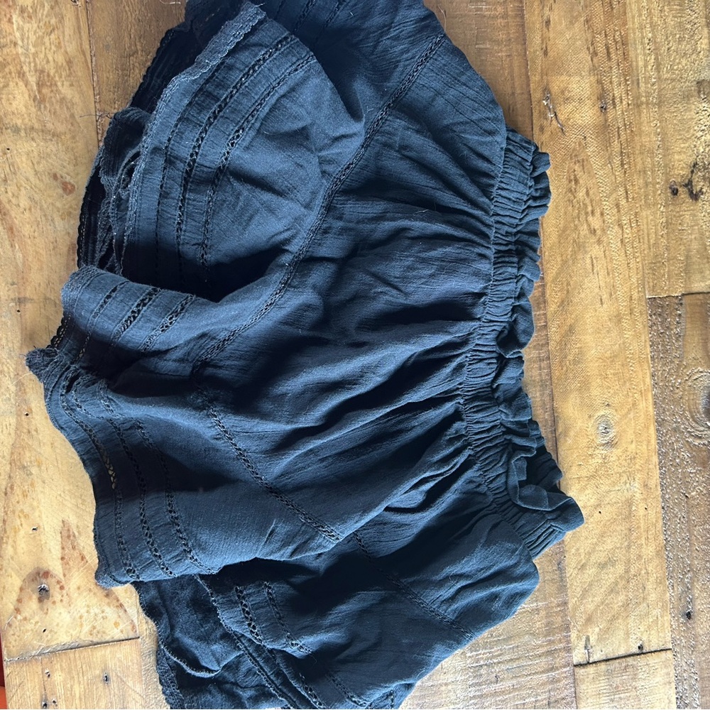 Aerie Black Mini Skirt